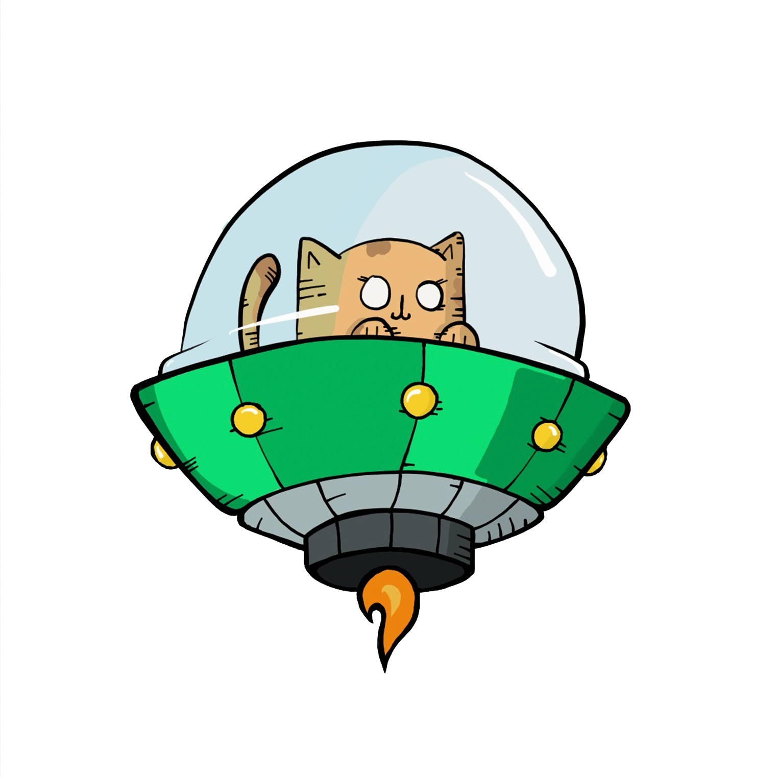 Space Kitty sticker